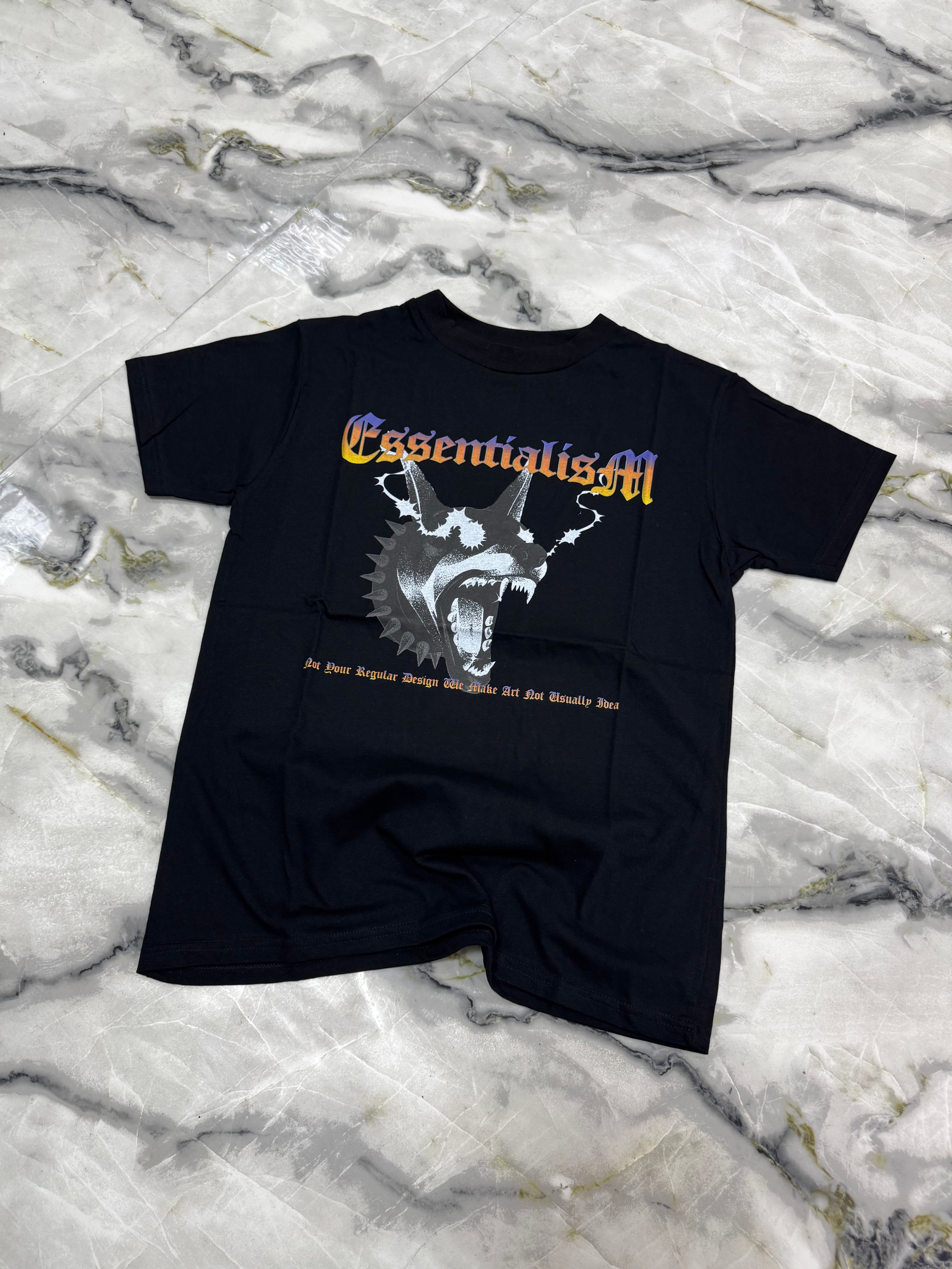 T-SHIRT NERA DOG ESSENTIAL