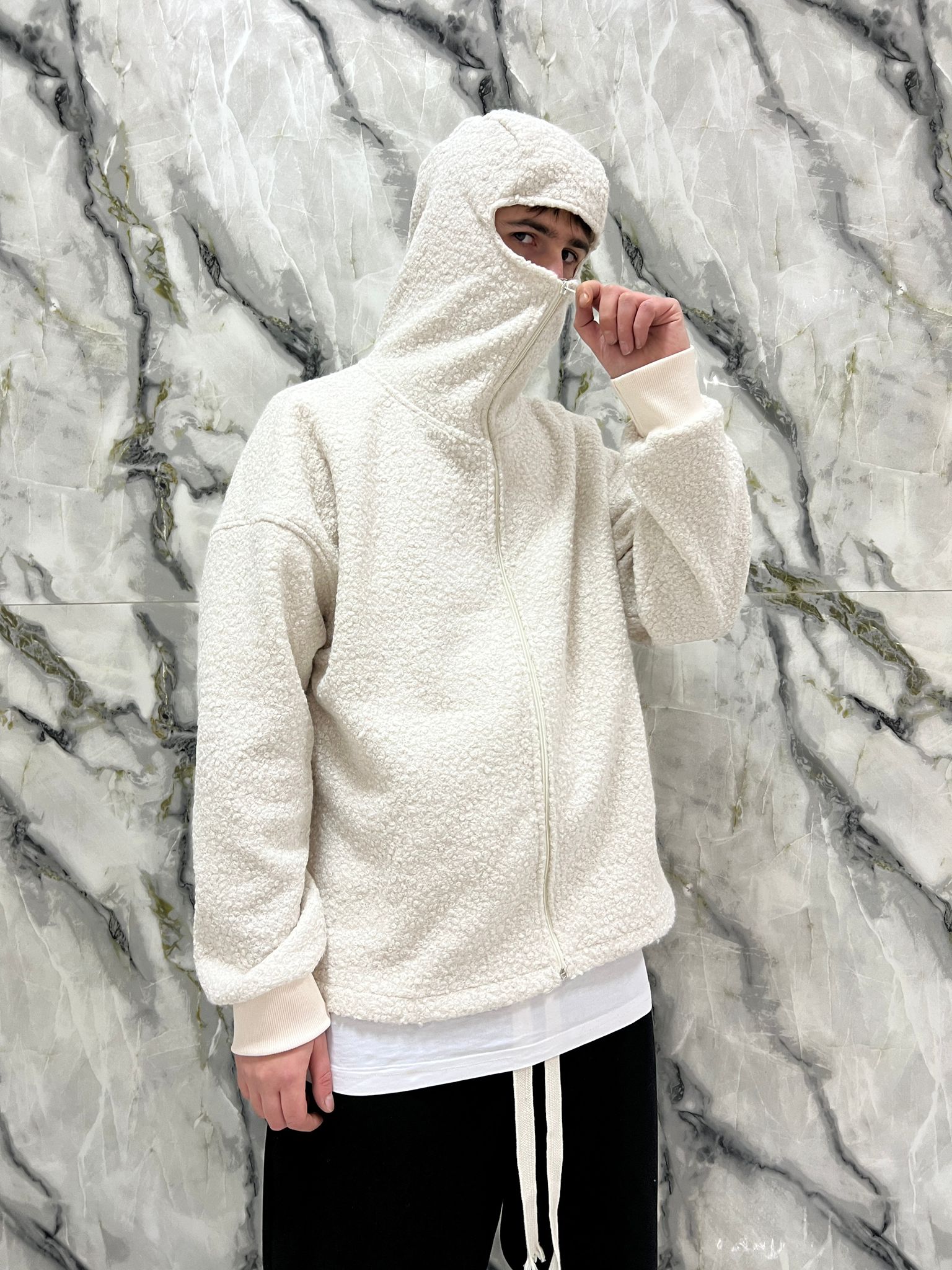 PELLICCIOTO BALACLAVA BIANCO