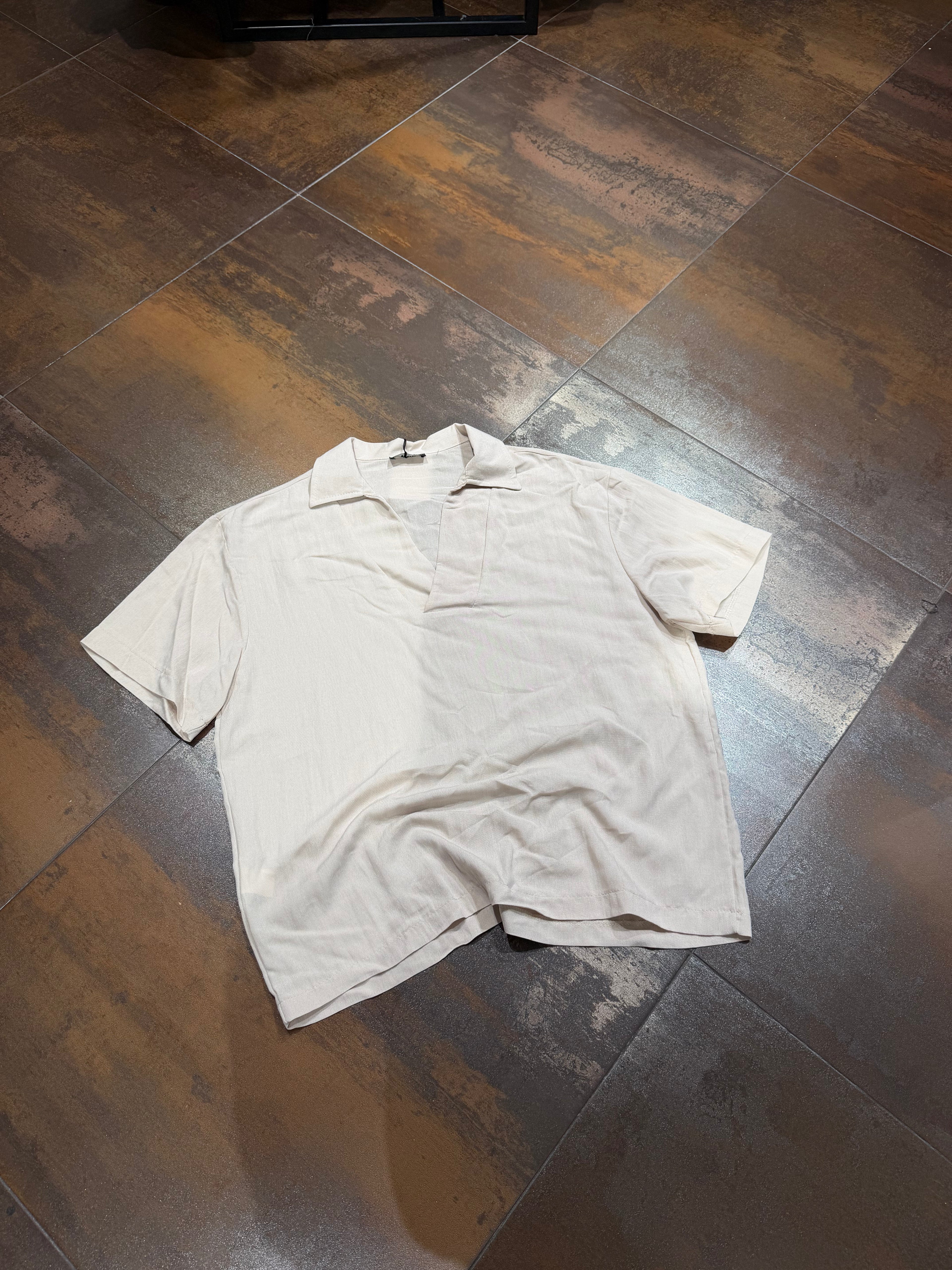 POLO LINO BEIGE